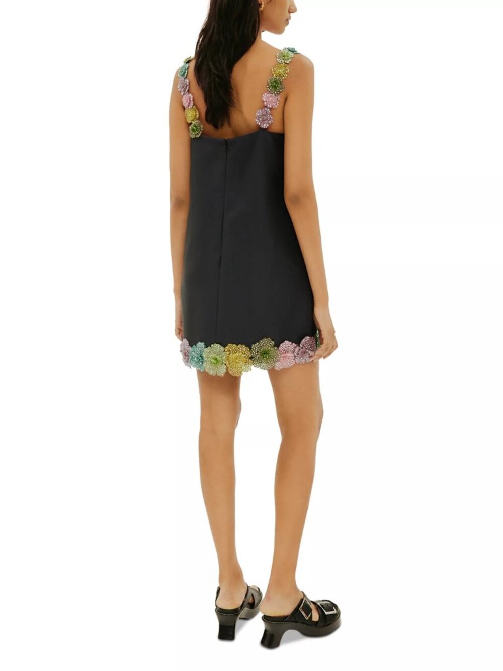 790$ Alémais Lolita Embellished Mini Dress Sleeveless Size 8 US / 12 AU Black - Picture 3 of 3